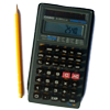 Pencil and Calculator